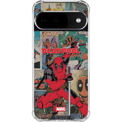 Marvel Deadpool Deadpool Collage Google Pixel 10 Clear Case